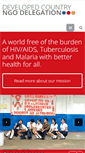 Mobile Screenshot of globalfund-developedngo.org