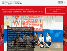 Tablet Screenshot of globalfund-developedngo.org